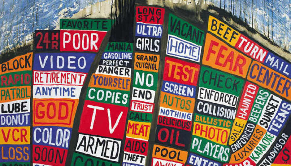 Cropped image of the album cover for Hail to the Thief by Radiohead.